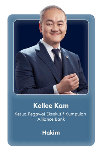 Kellee Kam (Ketua Pegawai Eksekutif, Kumpulan Alliance Bank) - Hakim