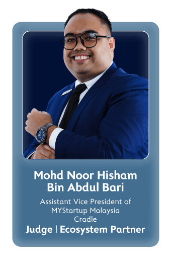 Mohd Noor Hisham Abdul Bari (Assistant Vice President of MYStartup Malaysia, Cradle) - Judge | Ecosystem Partner