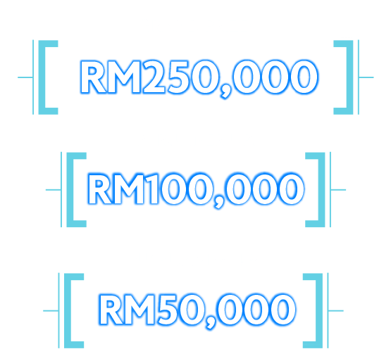 GRAND PRIZE: RM100,000 | 1st Runner Up: RM70,000 | 2nd Runner Up: RM30,000